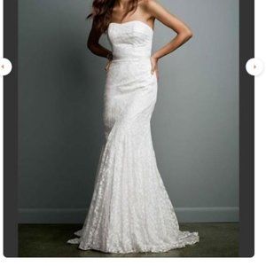 White David's Bridal Wedding Dress